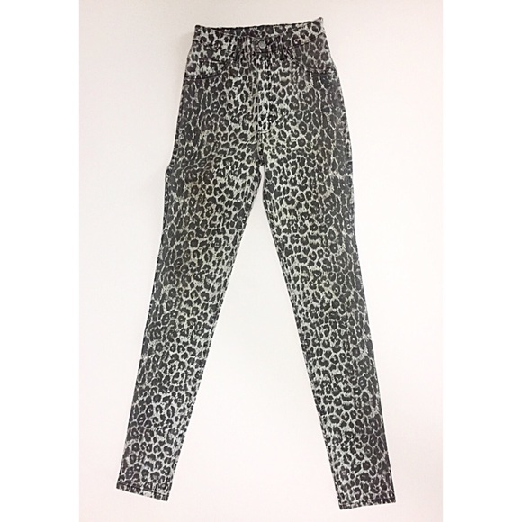 Skinline Mustang Denim - Skinline Mustang Vintage Leopard Print Jeans